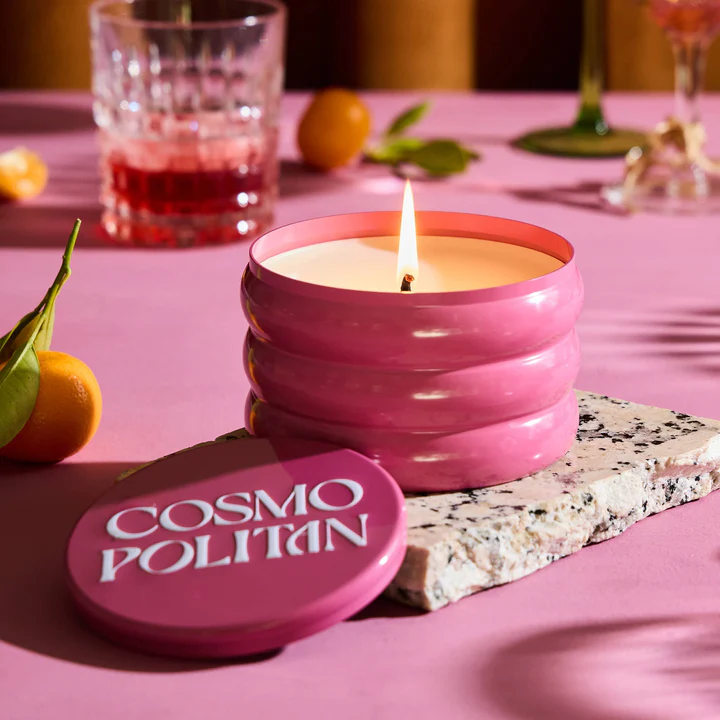 Cosmopolitan Cocktail Scented Candle Tin